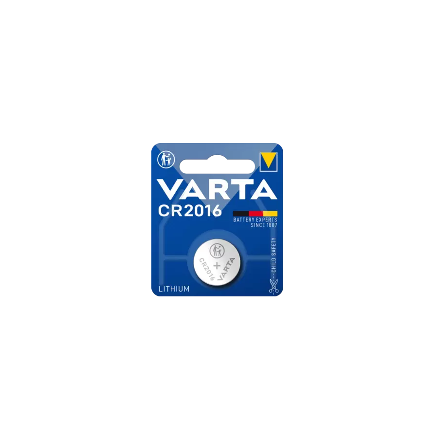Pile bouton Lithium CR2016 - VARTA