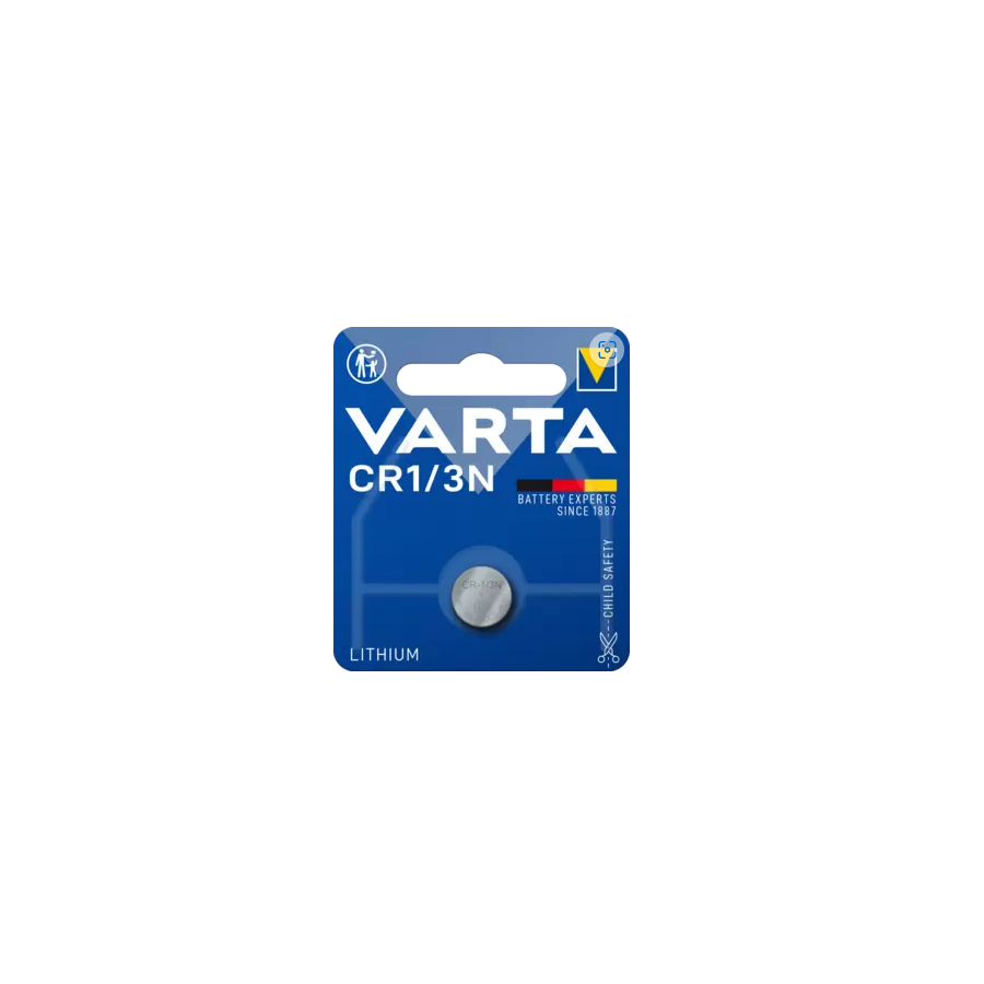 Pile bouton Lithium CR1/3N - VARTA