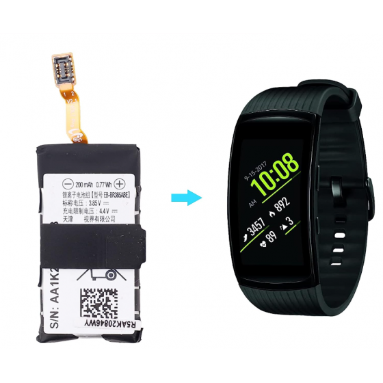 Batterie Samsung Galaxy Watch Gear Fit-2 Pro - EB-BR365ABE