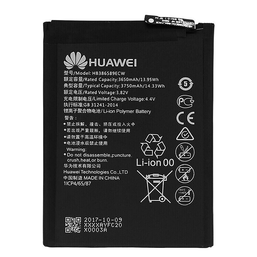 Batterie Huawei Mate 20 Lite, P10 Plus, Honor View 10, Honor Play, Nova 3, Honor 20 - HB386589ECW