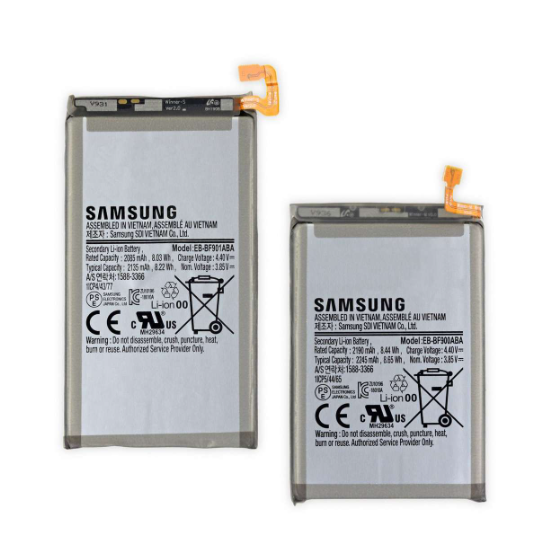 Batterie Samsung Galaxy Z Fold, lot de 2 Batterie (EB-BF900ABU + EB-BF901ABU)