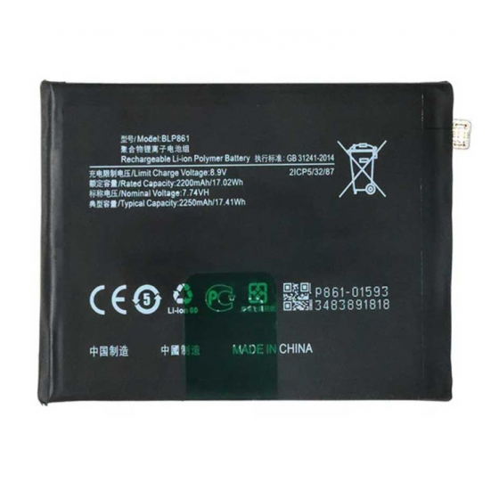 BLP861 - Batterie OnePlus Nord 2 5G / 9RT 5G / Nord 2T 5G