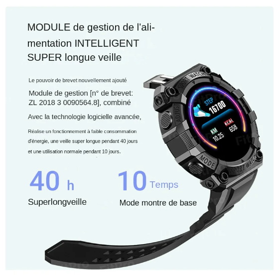 Montre connectée B33 pour hommes, femmes et enfant , fonction avec Android