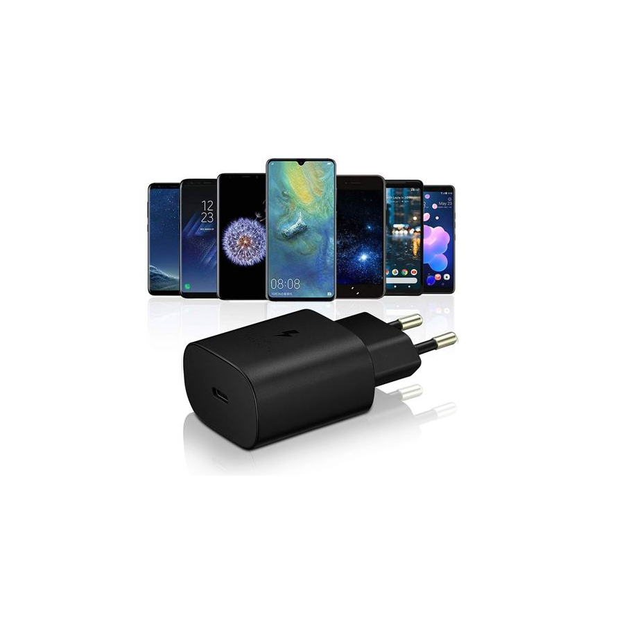 Chargeur rapide 25 Watt - Charge super Fast 2.0 - Noir