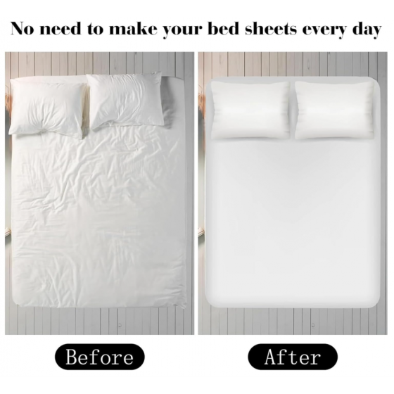 Attaches élastiques pour drap de lit, Lot 4 pièces