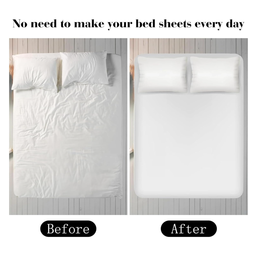 Attaches élastiques pour drap de lit, Lot 4 pièces