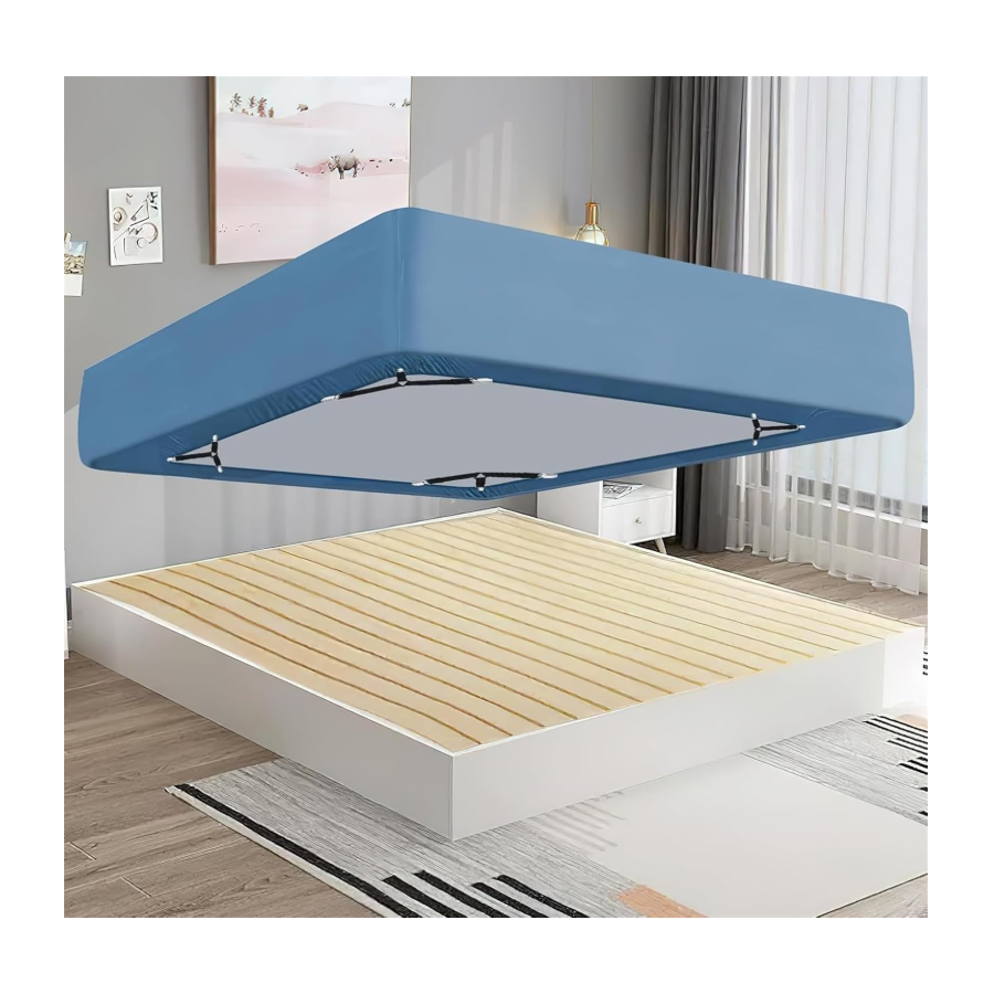 Attaches élastiques pour drap de lit, Lot 4 pièces