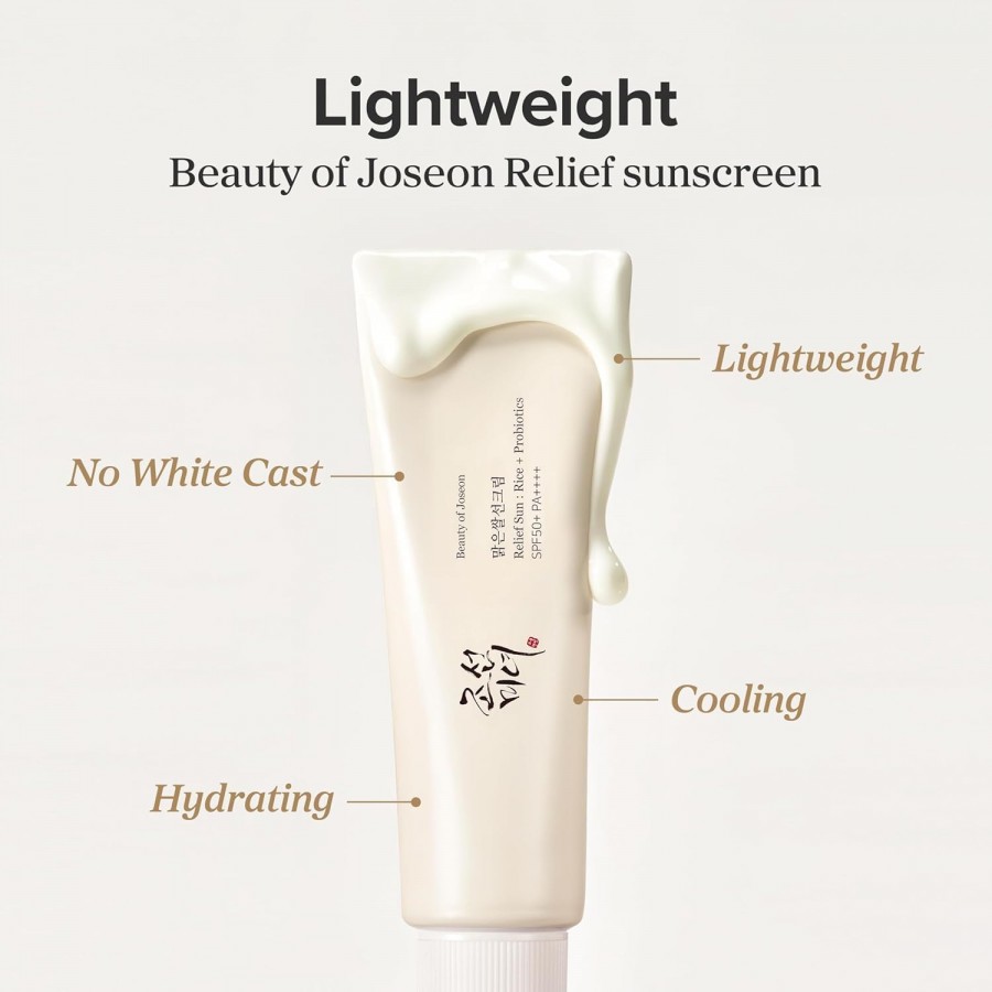 Beauty of Joseon Relief Sun : Riz + Probiotics SPF50+ A++++