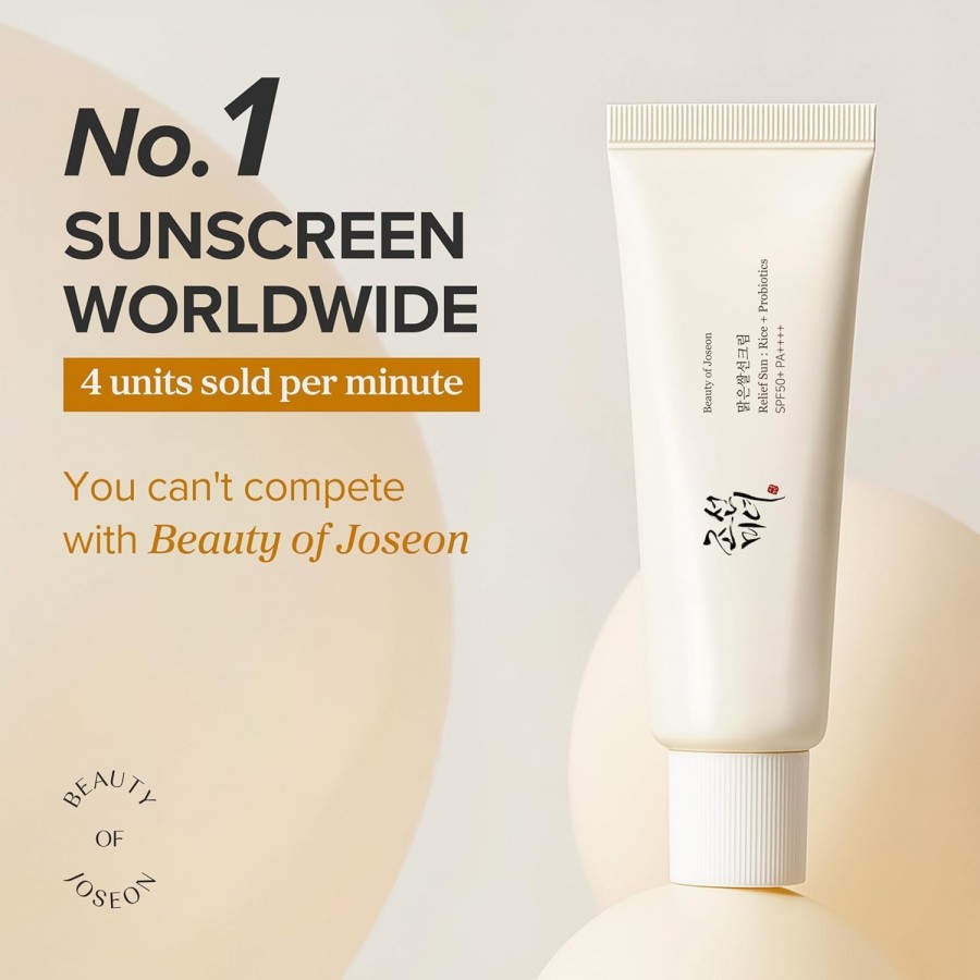Beauty of Joseon Relief Sun : Riz + Probiotics SPF50+ A++++