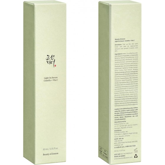 Beauty of Joseon Light On Serum Centella + Vita C