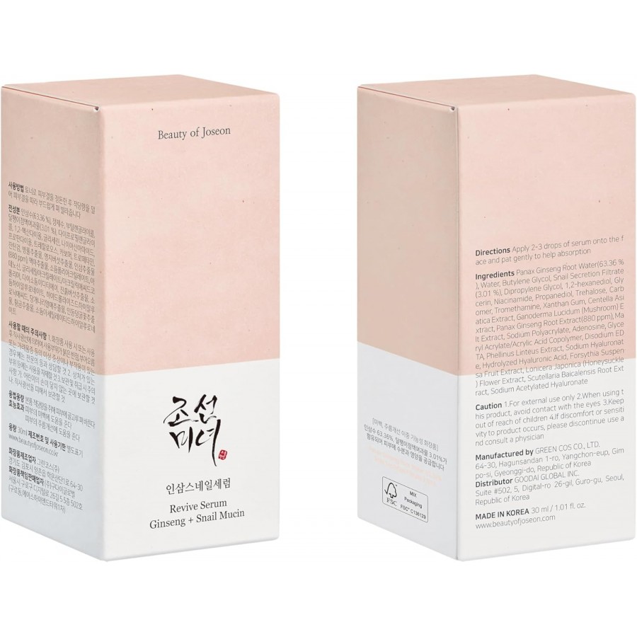 Beauty of Joseon Revive Serum : Ginseng + Snail Mucin