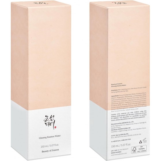 Beauty of Joseon Ginseng Essence Water