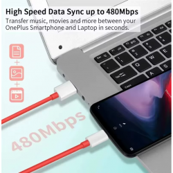 Câble Compatible pour OnePlus 100W - 80W Supervooc USB à USB Type C, Charge rapide pour OnePlus