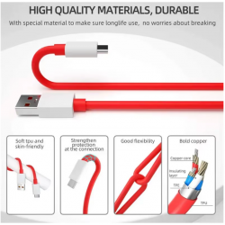 Câble Compatible pour OnePlus 100W - 80W Supervooc USB à USB Type C, Charge rapide pour OnePlus