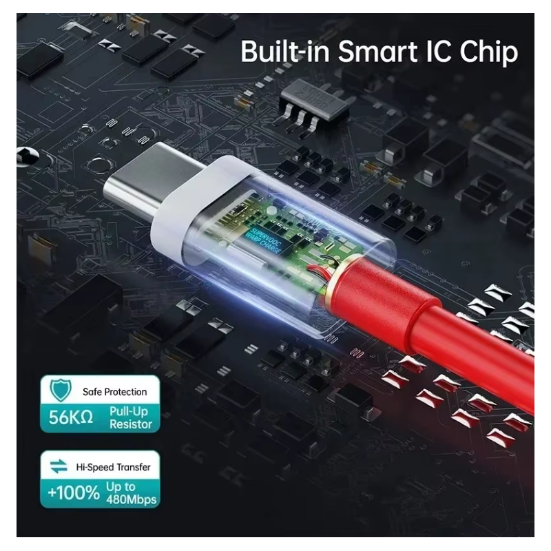 Câble OnePlus 100W - 80W Supervooc USB Type C à USB Type C,  Charge rapide pour OnePlus