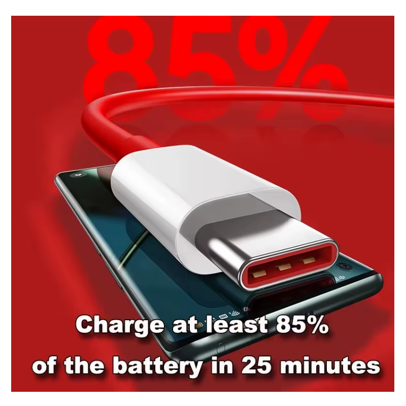 Câble OnePlus 100W - 80W Supervooc USB Type C à USB Type C,  Charge rapide pour OnePlus
