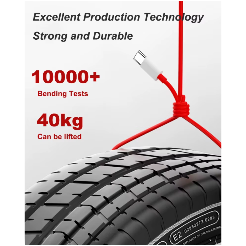 Câble OnePlus 100W - 80W Supervooc USB Type C à USB Type C,  Charge rapide pour OnePlus