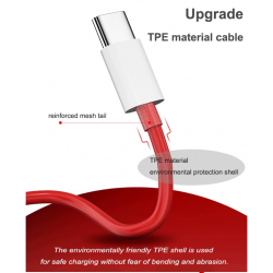 Câble OnePlus 100W - 80W Supervooc USB Type C à USB Type C,  Charge rapide pour OnePlus