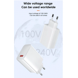 Chargeur USB super rapide 67 W, câble USB C de charge rapide 6A pour Xiaomi Chargeur USB super rapide 67 W, câble USB C de charge rapide 6A pour Xiaomi