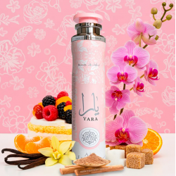 Lot de 3 Air Freshener Yara Rose 300ml - Lattafa