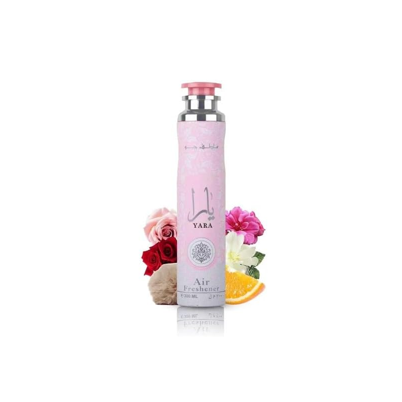 Lot de 3 Air Freshener Yara Rose 300ml - Lattafa
