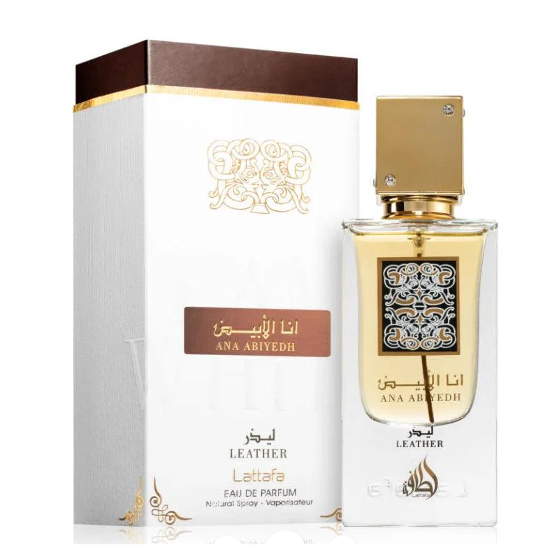 Ana Abiyedh Leather - Eau de Parfum mixtes 60ml - Lattafa Ana Abiyedh Leather - Eau de Parfum mixtes 60ml - Lattafa