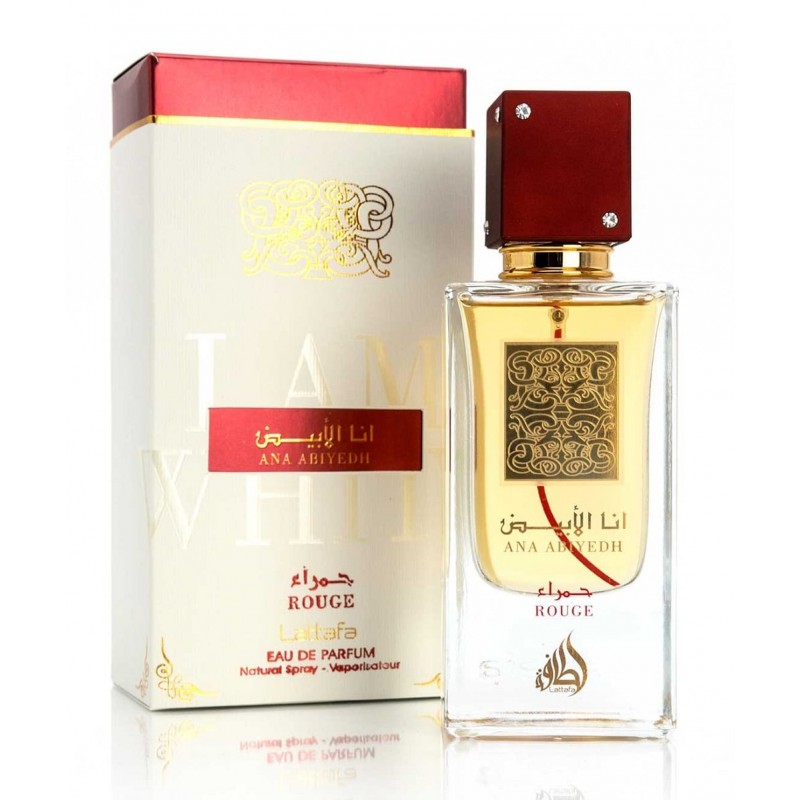 Ana Abiyedh Rouge Eau de Parfum mixtes 60ml - Lattafa