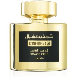 Confidential Private Gold – Eau de Parfum mixtes 100ml  - LATTAFA Confidential Private Gold – Eau de Parfum mixtes 100ml  - LATTAFA