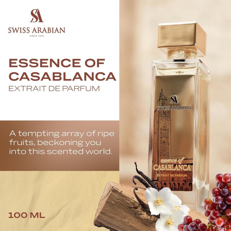 Essence Of Casablanca – Extrait de parfum de Parfum 100 ml - Swiss Arabian