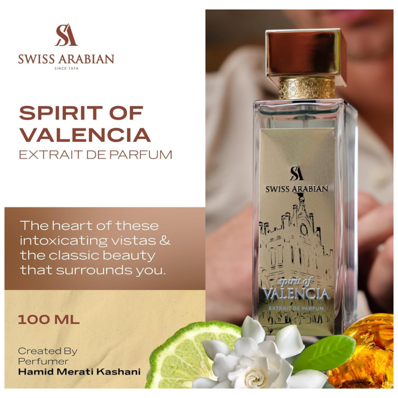Spirit Of Valencia – Extrait de parfum de Parfum 100 ml - Swiss Arabian