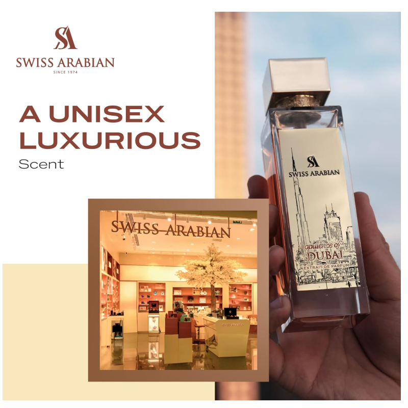 Opulence Of Dubai – Extrait de parfum de Parfum 100 ml – Swiss Arabian