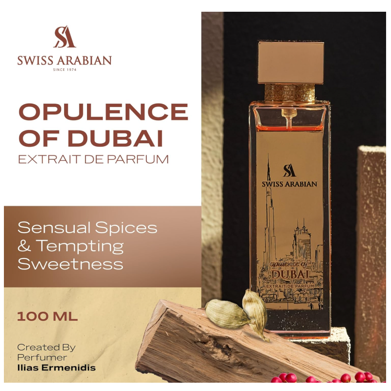 Opulence Of Dubai – Extrait de parfum de Parfum 100 ml – Swiss Arabian