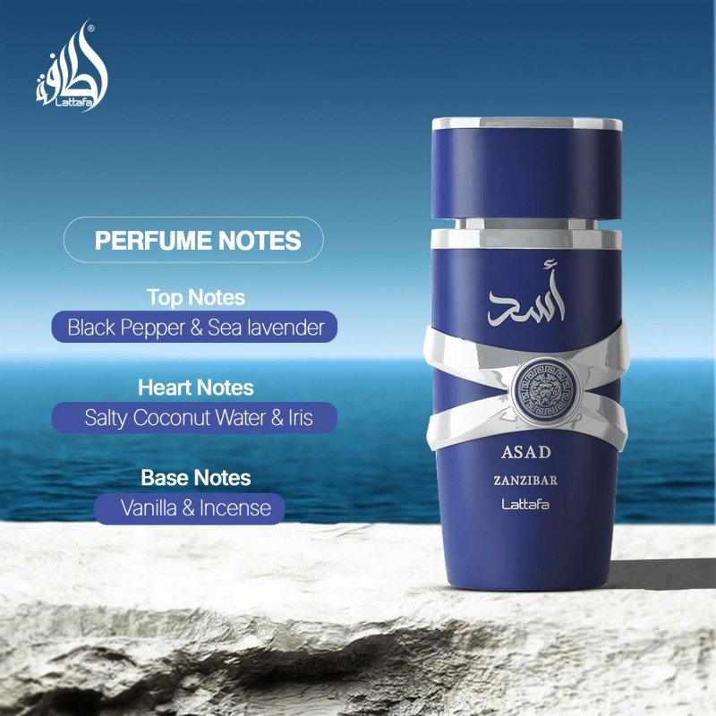 Asad Zanzibar – Eau de Parfum mixtes 100ml - Lattafa