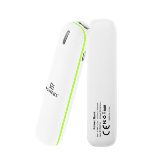 Batterie de secours Power Bank tube de 2600mAh
