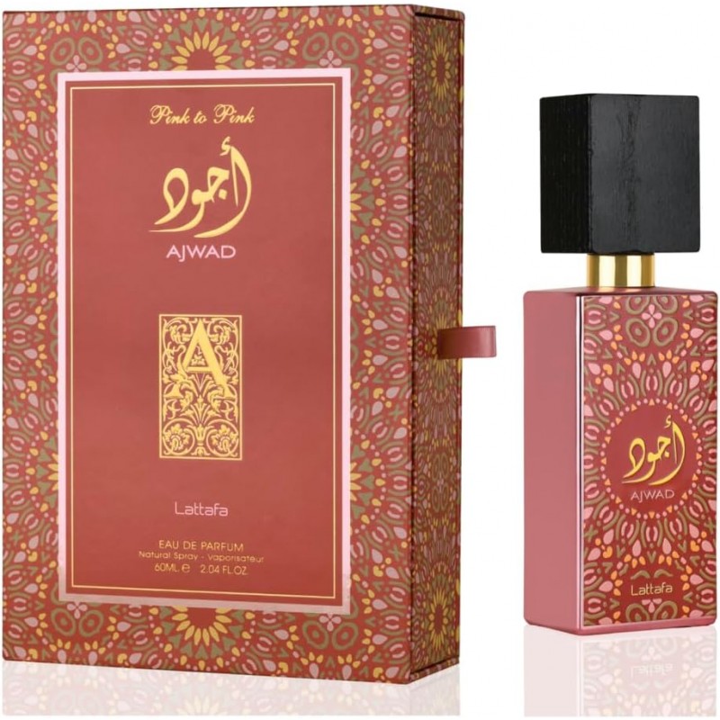Ajwad Pink To Pink – Eau de Parfum mixtes 60ml - LATTAFA Ajwad Pink To Pink – Eau de Parfum mixtes 60ml - LATTAFA