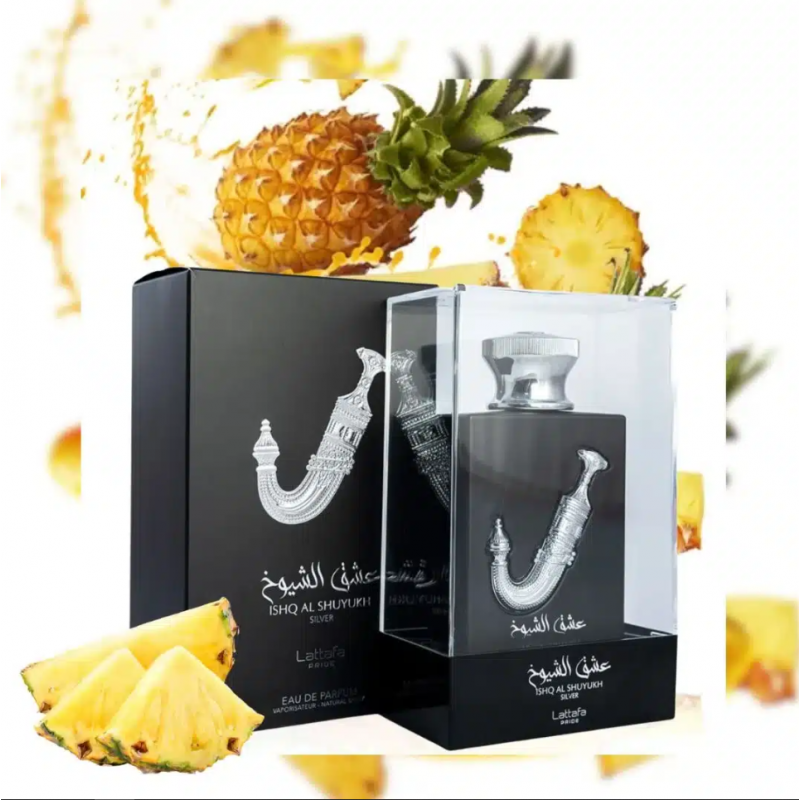 Ishq Al Shuyukh Silver – Eau de Parfum mixtes 100ml - Lattafa