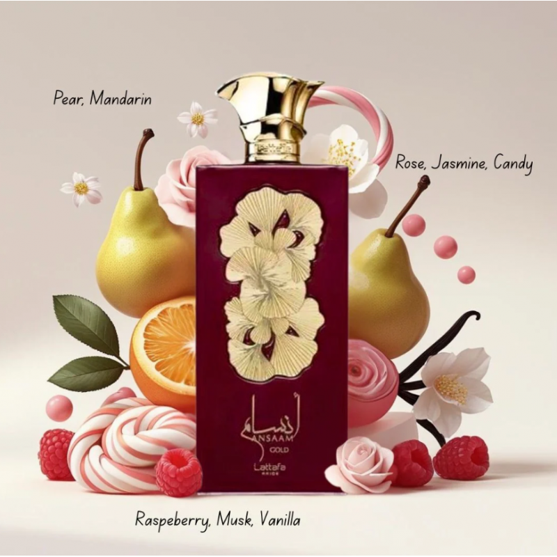 Ansaam Gold – Eau de Parfum Femme 100ml -  LATTAFA
