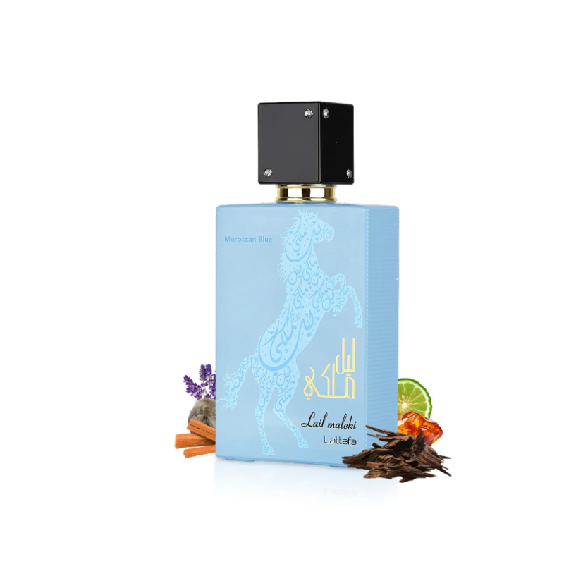Lail Maleki Moroccan Blue – Eau de Parfum mixtes 100ml - Lattafa