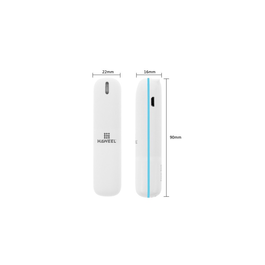 Batterie de secours Power Bank tube de 2600mAh