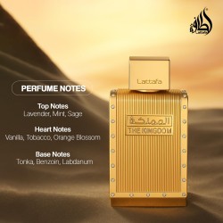 The Kingdom– Eau de Parfum mixtes 100ml - Lattafa