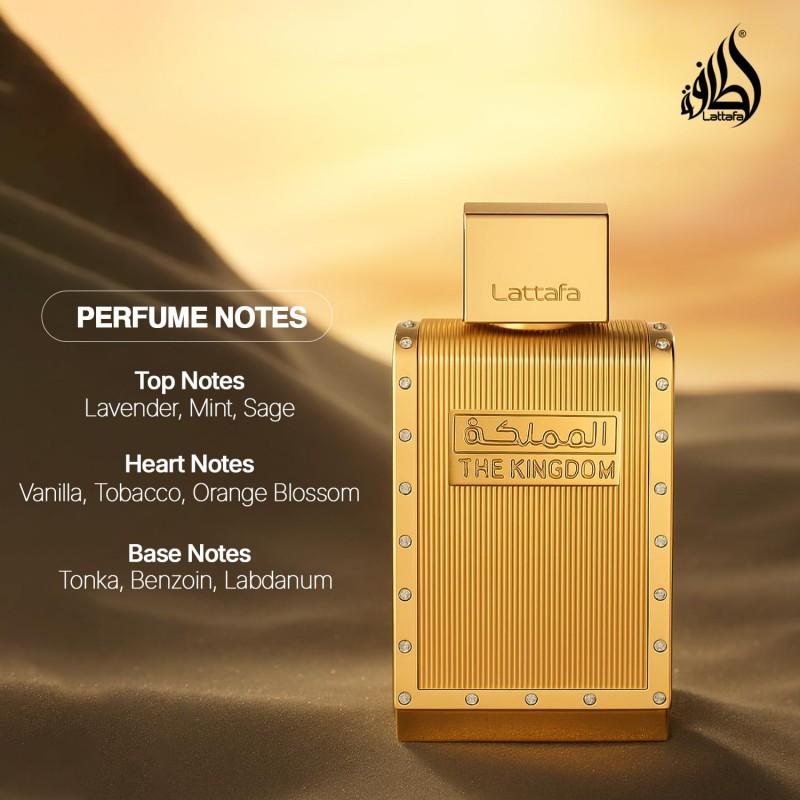 The Kingdom– Eau de Parfum mixtes 100ml - Lattafa