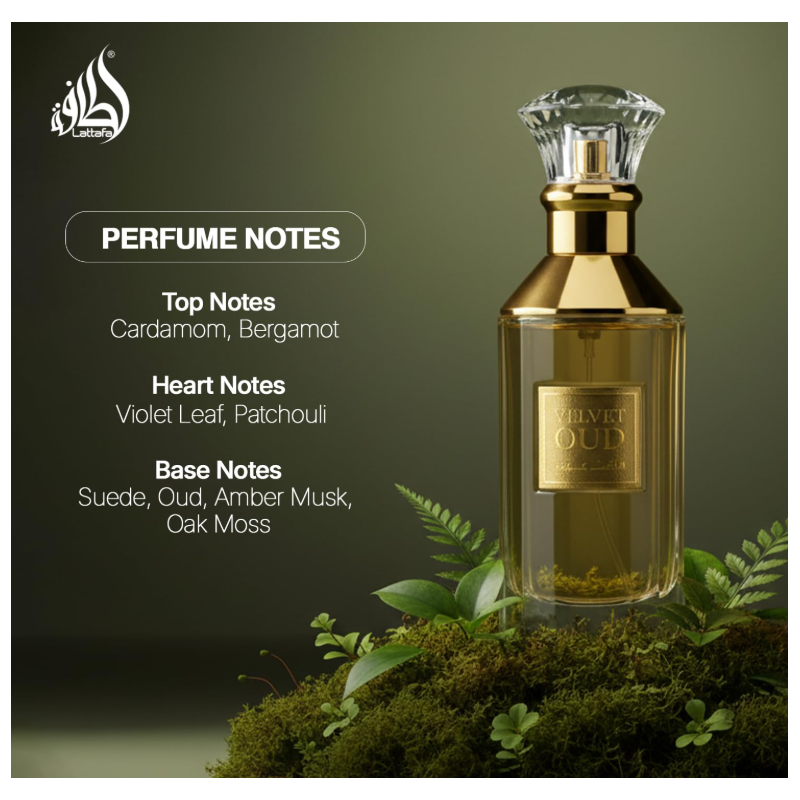 Velvet Oud  – Eau de Parfum mixtes 100ml - Lattafa