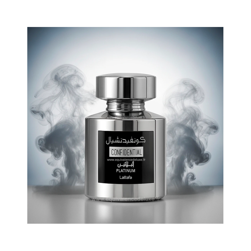 Confidential Private Platinum – Eau de Parfum mixtes 100ml  - LATTAFA