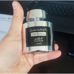 Confidential Private Platinum – Eau de Parfum mixtes 100ml  - LATTAFA