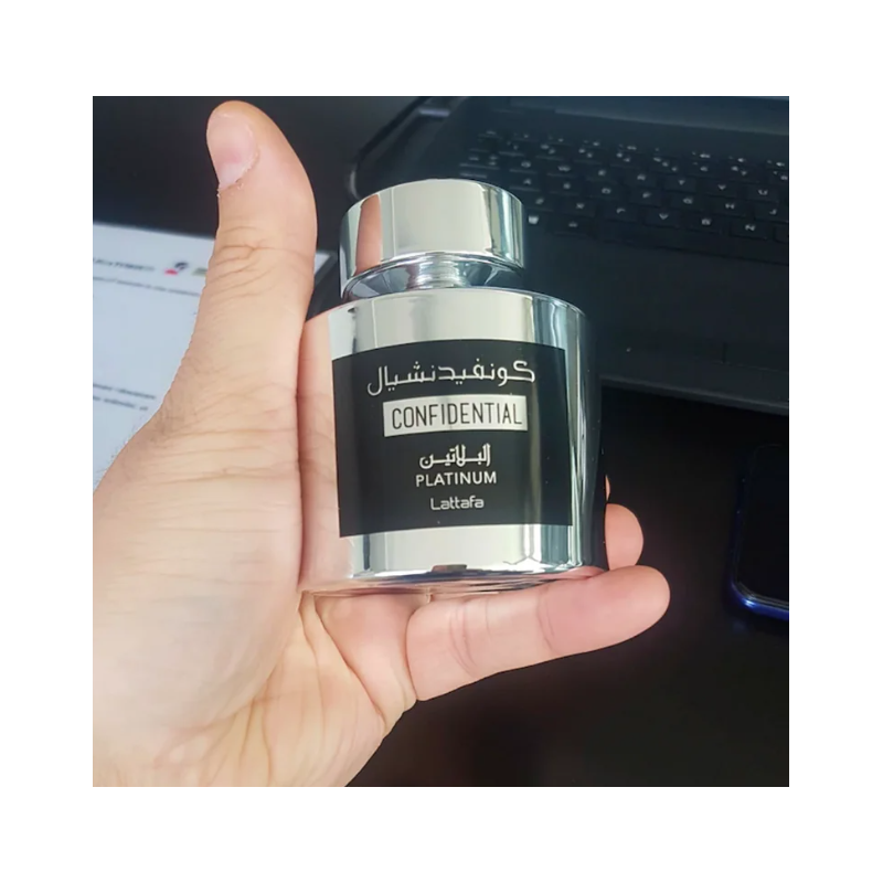 Confidential Private Platinum – Eau de Parfum mixtes 100ml  - LATTAFA