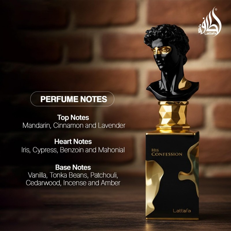 His Confession - Eau de parfum mixtes 100ml - LATTAFA