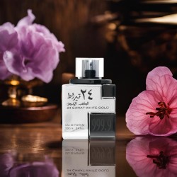 24 Carat White Gold - Eau de Parfum mixtes 100ml - Lattafa