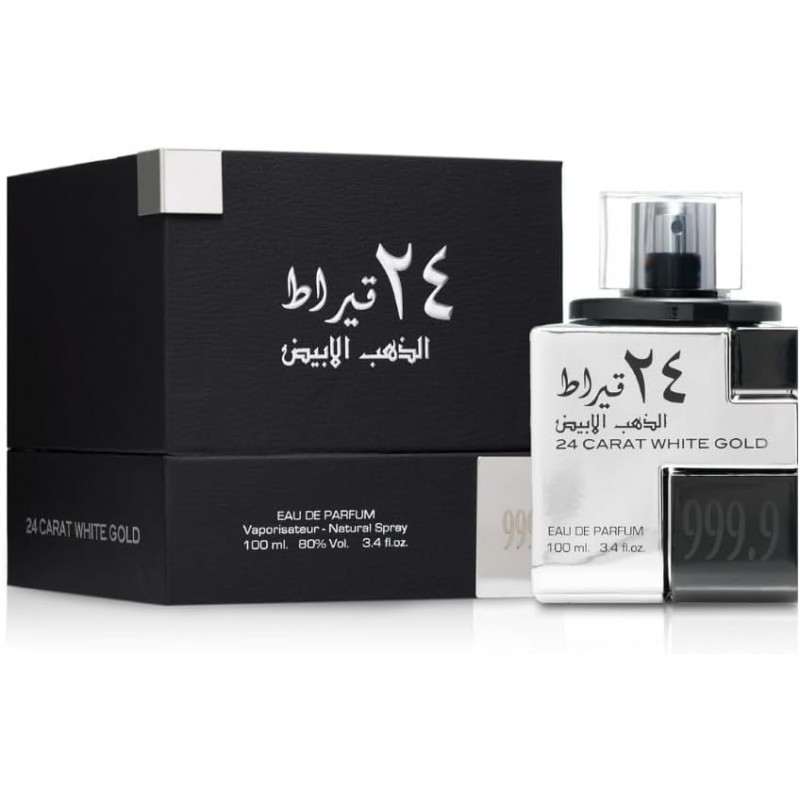 24 Carat White Gold - Eau de Parfum mixtes 100ml - Lattafa
