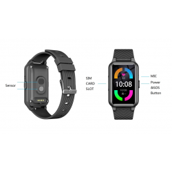 Montre Connectée Forever SIVA ST-100 Noir