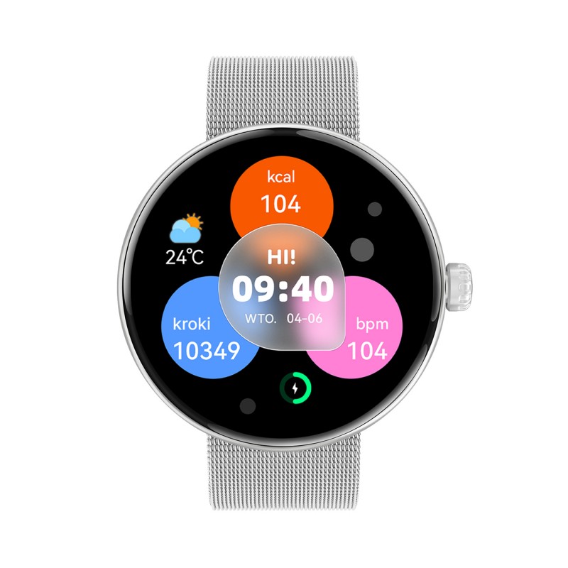 Montre Connectée Forever Forevive 5 SB-365 - Argenté